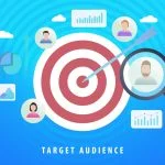 Target Audience Digital Marketing Advertising Segmentation. Data Enhancement concept