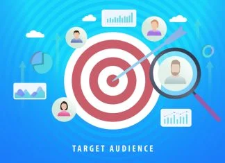 Target Audience Digital Marketing Advertising Segmentation. Data Enhancement concept