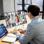 Manager checking remote teams