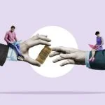 Transferring stablecoins for work from home employees