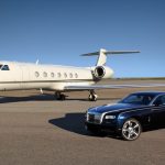 Luxury jet and car