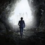 Businessman with principle of hardiness into action