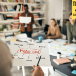 Employees having a meeting about the use of Value Proposition Canvas to Attract More Customers